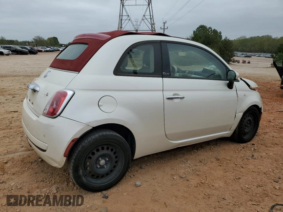 2012 FIAT 500 Pop with VIN 3C3CFFDR3CT127070, listed as a Copart auction lot 51525715 with 98,754 mi miles and Salvage Title. Bid and sale history available at carsss.com. Image 3.