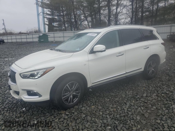 2017 Infiniti QX60 with VIN 5N1DL0MM3HC523024, listed as a Copart auction lot 50169055 with 81,521 mi miles and Salvage Title. Bid and sale history available at carsss.com. Image 1.