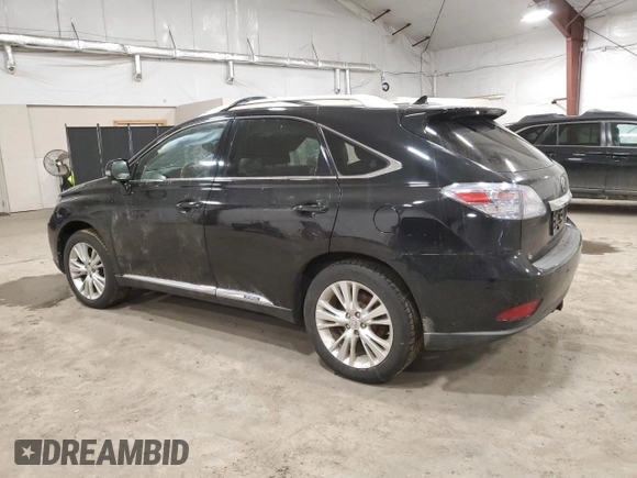 2012 Lexus RX 450h with VIN JTJBC1BA8C2427086, listed as a Copart auction lot 48743895 with 160,644 mi miles and Salvage title. Bid and sale history available at DreamBid. Image 2.