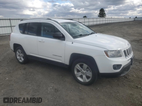 2014 Jeep Compass Sport with VIN 1C4NJDBB7ED503825, listed as a Copart auction lot 49867255 with 116,663 mi miles and Salvage Title. Bid and sale history available at carsss.com. Image 4.
