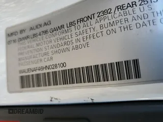 2017 Audi A4 Premium Plus с VIN WAUENAF46HN028100, выставлен на аукционе Copart как лот 85055734 с пробегом 101 149 миль миль и Списание • Salvage title. История ставок и продаж доступна на DreamBid. Изображение 12.