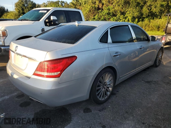 2015 Hyundai Equus Ultimate z VIN KMHGH4JH1FU097774, wystawiony jako Copart lot #75413664 z przebiegiem 69 282 mil mil oraz Szkoda całkowita • Salvage title. Historia ofert i sprzedaży dostępna na DreamBid. Obrazek 3.