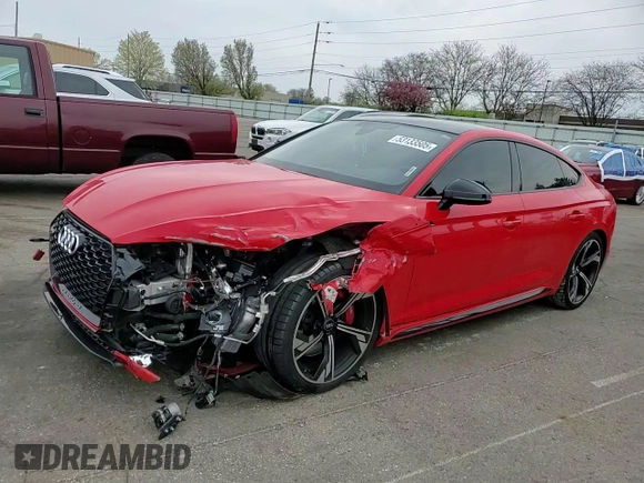 2019 Audi RS 5 Sportback z VIN WUABWCF50KA903230, wystawiony jako Copart lot #53133505 z przebiegiem 55 342 mil mil oraz Szkody całkowita. Historia ofert i sprzedaży dostępna na DreamBid. Obrazek 11.