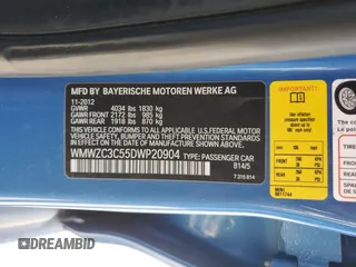 2013 MINI Countryman S with VIN WMWZC3C55DWP20904, listed as a Copart auction lot 57144355 with 136,621 mi miles and Clean title. Bid and sale history available at DreamBid. Image 12.