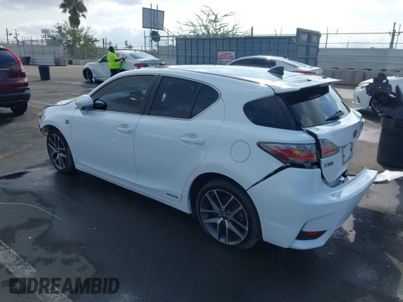 2016 Lexus CT 200h with VIN JTHKD5BH8G2267719, listed as a IAAI auction lot 41445010 with 73,287 mi miles and . Bid and sale history available at DreamBid. Image 3.