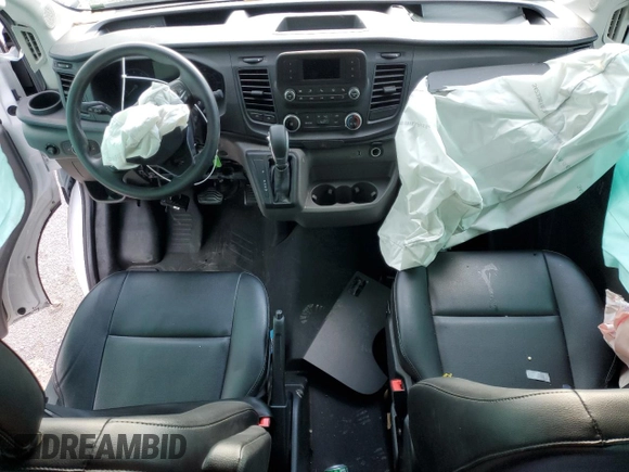2023 Ford Transit Passenger XL with VIN 1FBVU4X89PKB82684, listed as a Copart auction lot 81326614 with 35,649 mi miles and Salvage title. Bid and sale history available at DreamBid. Image 8.