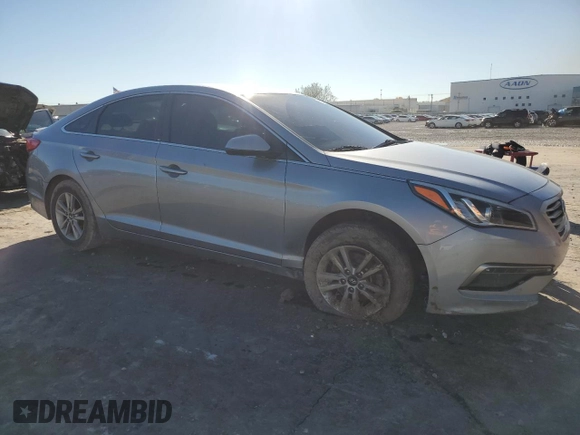 2015 Hyundai Sonata 2.4L SE with VIN 5NPE24AF1FH004404, listed as a Copart auction lot 80731414 with 116,822 mi miles and Salvage Title. Bid and sale history available at carsss.com. Image 4.