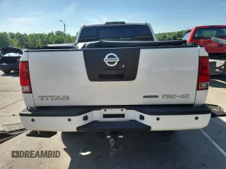 2012 Nissan Titan SL with VIN 1N6BA0EC9CN324495, listed as a Copart auction lot 60982445 with 142,430 mi miles and Salvage title. Bid and sale history available at DreamBid. Image 6.
