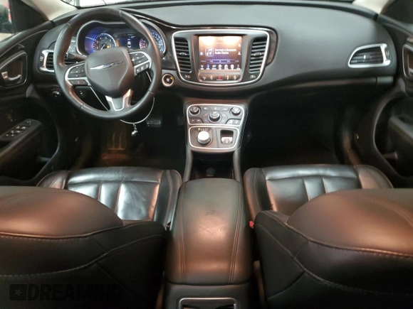 2015 Chrysler 200 C with VIN 1C3CCCCB3FN735557, listed as a Copart auction lot 46128545 with 100,689 mi miles and Clean Title. Bid and sale history available at carsss.com. Image 8.