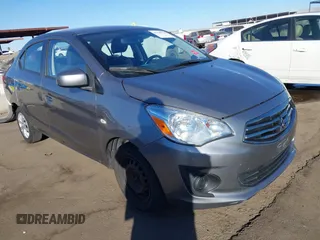 2017 Mitsubishi Mirage G4 ES with VIN ML32F3FJ9HHF05868, listed as a IAAI auction lot 41328936 with 82,977 mi miles. Bid and sale history available at carsss.com. Image 1.