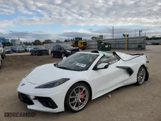 2021 Chevrolet Corvette 3LT with VIN 1G1YC3D45M5103473, listed as a Copart auction lot 72562414 with 7,190 mi miles and Salvage Title. Bid and sale history available at carsss.com. Image 1.