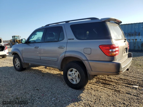 2001 Toyota Sequoia Limited with VIN 5TDBT48A61S022376, listed as a Copart auction lot 89302075 with 278,246 mi miles and Salvage Title. Bid and sale history available at carsss.com. Image 2.