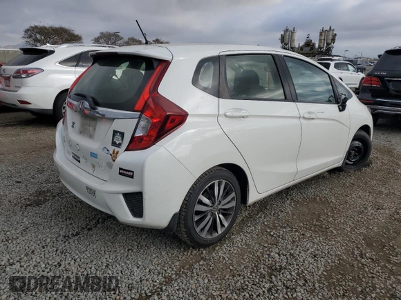 2016 Honda Fit EX-L with VIN JHMGK5H82GS009327, listed as a Copart auction lot 47458075 with 123,251 mi miles and Salvage title. Bid and sale history available at DreamBid. Image 3.