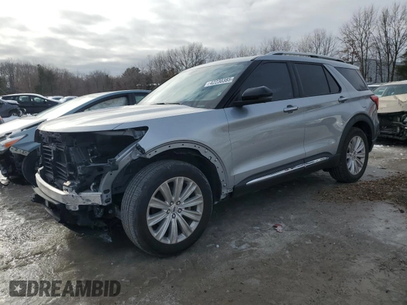 2020 Ford Explorer Limited with VIN 1FMSK8FH6LGB37482, listed as a Copart auction lot 42230385 with 61,392 mi miles and Salvage Title. Bid and sale history available at carsss.com. Image 1.