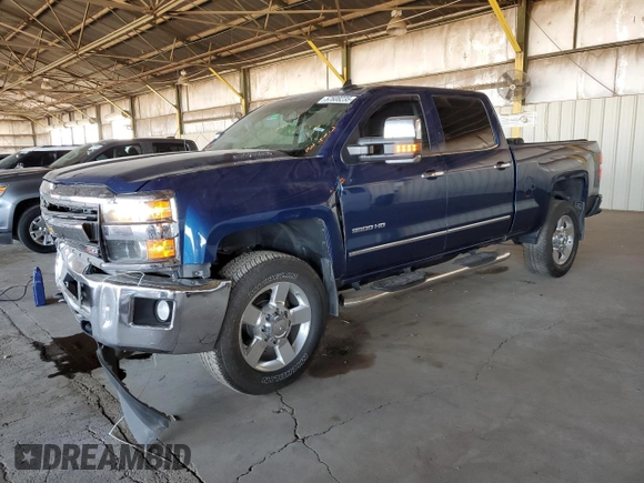 2016 Chevrolet Silverado 3500HD LTZ z VIN 1GC4K0C87GF258682, wystawiony jako Copart lot #57608235 z przebiegiem 213 684 mil mil oraz Szkoda całkowita • Salvage title. Historia ofert i sprzedaży dostępna na DreamBid. Obrazek 1.