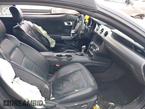 2018 Ford Mustang EcoBoost Premium with VIN 1FATP8UH5J5111239, listed as a IAAI auction lot 42021034 with 96,986 mi miles and . Bid and sale history available at DreamBid. Image 5.