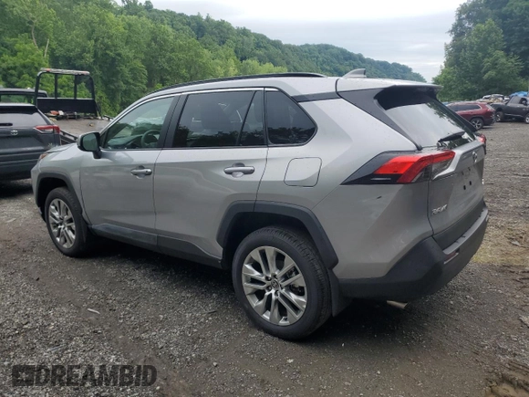 2025 Toyota RAV4 XLE Premium with VIN 2T3A1RFV6SC503413, listed as a Copart auction lot 62786075 with 831 mi miles and Salvage title. Bid and sale history available at DreamBid. Image 2.
