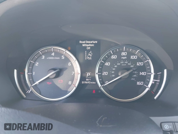 2019 Acura MDX w/Technology Pkg with VIN 5J8YD3H58KL009251, listed as a IAAI auction lot 41770589 with 19,693 mi miles. Bid and sale history available at carsss.com. Image 7.