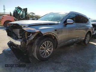 2025 Genesis GV80 Standard with VIN KMUHFESB4SU236284, listed as a Copart auction lot 47056855 with 10,311 mi miles and Salvage Title. Bid and sale history available at DreamBid. Image 1.