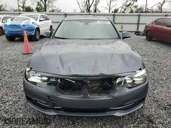 2017 BMW 3 Series 330i xDrive with VIN WBA8D9G54HNU58424, listed as a Copart auction lot 46300085 with 84,171 mi miles and Salvage Title. Bid and sale history available at carsss.com. Image 5.