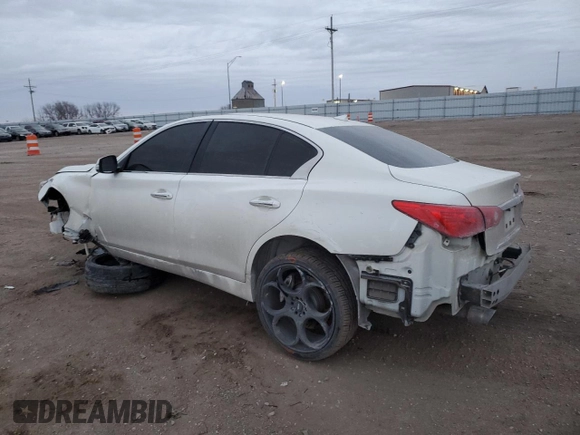 2017 Infiniti Q50 3.0t Signature Edition with VIN JN1EV7AR6HM839297, listed as a Copart auction lot 88598045 with 78,307 mi miles and Salvage Title. Bid and sale history available at carsss.com. Image 2.