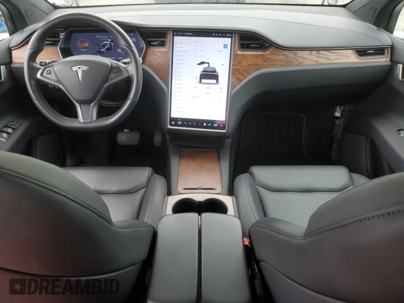 2020 Tesla Model X Long Range with VIN 5YJXCDE23LF248773, listed as a Copart auction lot 53062405 with 62,342 mi miles and Salvage Title. Bid and sale history available at carsss.com. Image 8.