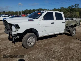 2022 Ram 2500 Tradesman with VIN 3C6UR5HJXNG191955, listed as a Copart auction lot 53498065 with 180,150 mi miles and Salvage Title. Bid and sale history available at carsss.com. Image 1.