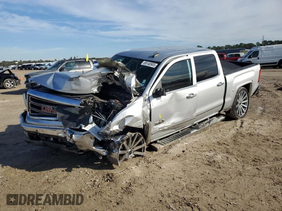 2015 GMC Sierra 1500 SLT with VIN 3GTU2VEJ2FG414590, listed as a Copart auction lot 89140905 with 88,373 mi miles and Salvage Title. Bid and sale history available at DreamBid. Image 1.