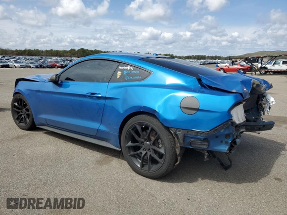 2019 Ford Mustang EcoBoost with VIN 1FA6P8TH1K5173219, listed as a Copart auction lot 52612465 with 53,752 mi miles and Salvage Title. Bid and sale history available at carsss.com. Image 2.