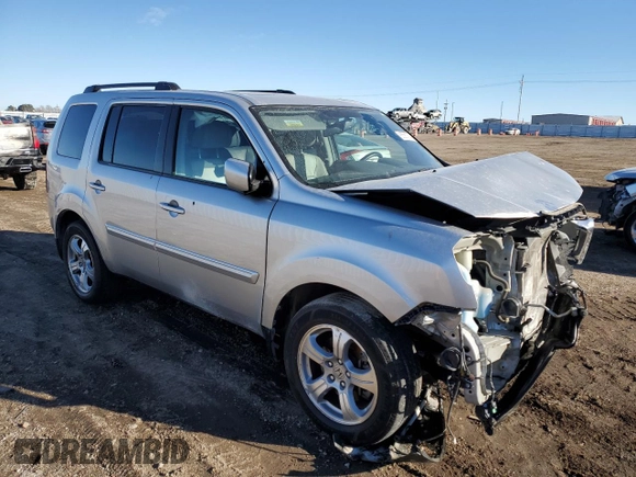 2013 Honda Pilot EX-L with VIN 5FNYF4H6XDB040076, listed as a Copart auction lot 85567384 with 162,240 mi miles and Salvage Title. Bid and sale history available at carsss.com. Image 4.