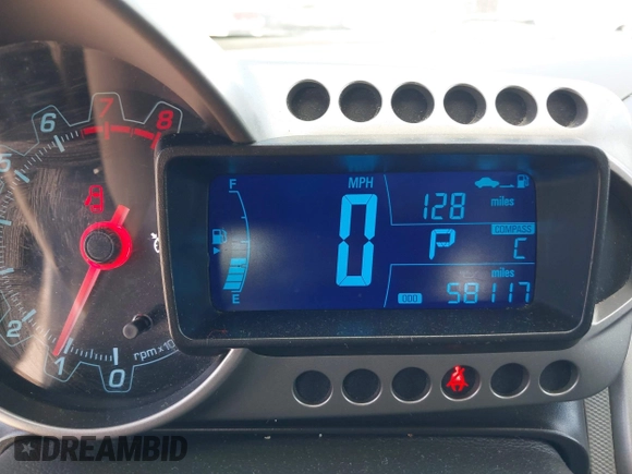 2014 Chevrolet Sonic LS with VIN 1G1JA6SH5E4171729, listed as a IAAI auction lot 42271221 with 58,117 mi miles and . Bid and sale history available at DreamBid. Image 7.