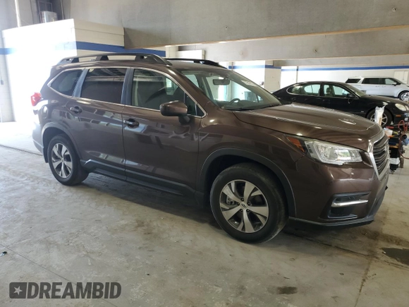2019 Subaru Ascent Premium with VIN 4S4WMACD5K3460688, listed as a Copart auction lot 57597875 with 22,130 mi miles and Salvage title. Bid and sale history available at DreamBid. Image 4.