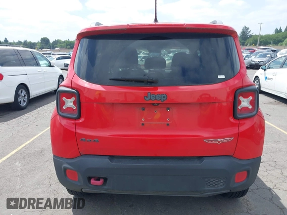 2015 Jeep Renegade Trailhawk with VIN ZACCJBCT7FPB80933, listed as a IAAI auction lot 42461878 with 138,803 mi miles and . Bid and sale history available at DreamBid. Image 16.
