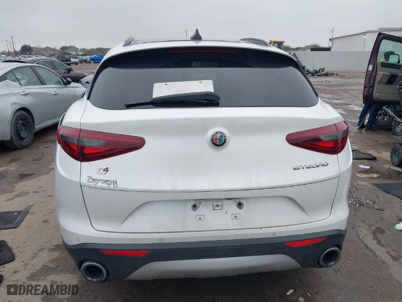 2018 Alfa Romeo Stelvio Ti Sport with VIN ZASFAKNN2J7B88396, listed as a IAAI auction lot 41446139 with 1 mi miles. Bid and sale history available at carsss.com. Image 17.