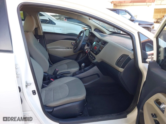 2016 Kia Rio LX with VIN KNADM4A38G6564814, listed as a IAAI auction lot 41789215 with 122,872 mi miles. Bid and sale history available at carsss.com. Image 5.