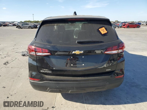 2024 Chevrolet Equinox LS with VIN 3GNAX5EG5RL290746, listed as a Copart auction lot 78377434 with 0 mi miles and Clean Title. Bid and sale history available at carsss.com. Image 6.