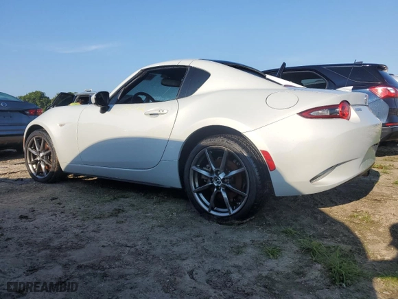 2018 Mazda MX-5 Miata RF Grand Touring with VIN JM1NDAM71J0204220, listed as a Copart auction lot 66686194 with 53,022 mi miles and Non Repairable. Bid and sale history available at carsss.com. Image 2.