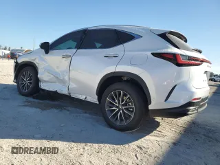 2025 Lexus NX 350h Luxury with VIN 2T2HKCEZ4SC038891, listed as a Copart auction lot 82850384 with 407 mi miles and Salvage title. Bid and sale history available at DreamBid. Image 2.