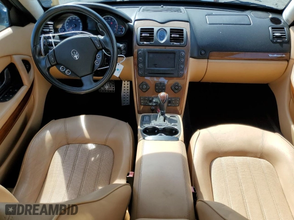 2007 Maserati Quattroporte with VIN ZAMFE39A870031379, listed as a Copart auction lot 51509105 with 58,329 mi miles and Salvage Title. Bid and sale history available at carsss.com. Image 8.