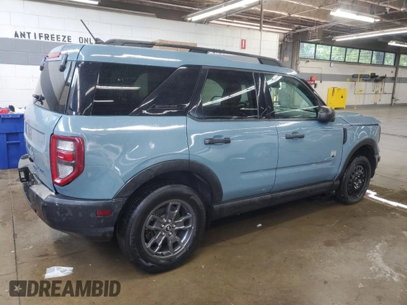 2021 Ford Bronco Sport Big Bend with VIN 3FMCR9B62MRA37691, listed as a Copart auction lot 63043095 with 70,539 mi miles and Clean title. Bid and sale history available at DreamBid. Image 3.