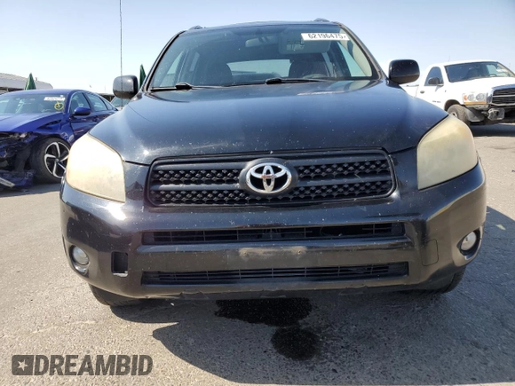 2006 Toyota RAV4 Sport with VIN JTMZD32V365016355, listed as a Copart auction lot 62196475 with 205,627 mi miles and Salvage title. Bid and sale history available at DreamBid. Image 5.