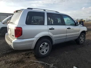 2005 Honda Pilot EX-L with RES with VIN 5FNYF18605B060711, listed as a Copart auction lot 46125755 with 193,062 mi miles and Salvage Title. Bid and sale history available at carsss.com. Image 3.