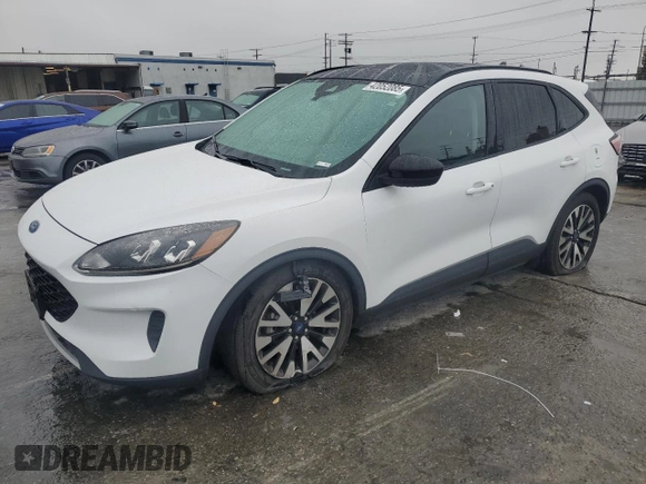 2020 Ford Escape SE Sport Hybrid with VIN 1FMCU0BZ4LUC32901, listed as a Copart auction lot 42052085 with 77,689 mi miles and Salvage Title. Bid and sale history available at DreamBid. Image 1.
