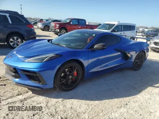 2021 Chevrolet Corvette 3LT with VIN 1G1YC2D48M5108242, listed as a Copart auction lot 77706504 with 15,514 mi miles and Non Repairable. Bid and sale history available at carsss.com. Image 1.