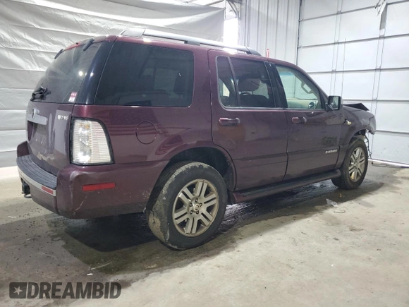 2008 Mercury Mountaineer Premier z VIN 4M2EU48838UJ18165, wystawiony jako Copart lot #48849065 z przebiegiem 135 813 mil mil oraz Szkoda całkowita • Salvage title. Historia ofert i sprzedaży dostępna na DreamBid. Obrazek 3.