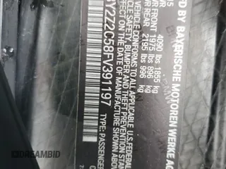 2015 BMW i8 z VIN WBY2Z2C58FV391197, wystawiony jako Copart lot #43354295 z przebiegiem Nie podano mil oraz Szkody całkowita. Historia ofert i sprzedaży dostępna na DreamBid. Obrazek 12.