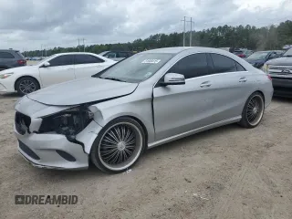 2017 Mercedes-Benz CLA with VIN WDDSJ4EB6HN455737, listed as a Copart auction lot 51609415 with 171,320 mi miles and Salvage Title. Bid and sale history available at carsss.com. Image 1.