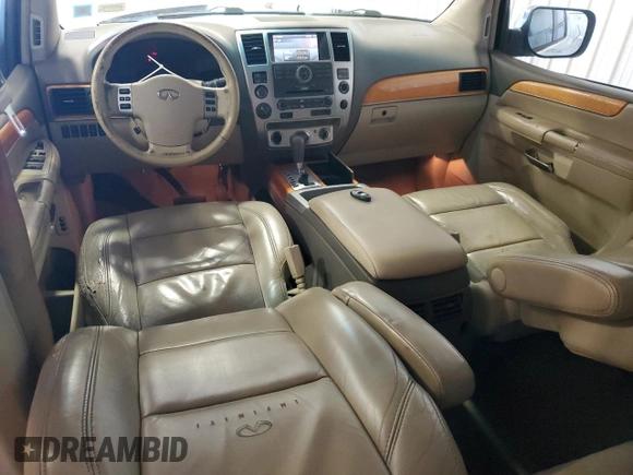 2009 Infiniti QX56 with VIN 5N3AA08C39N902046, listed as a Copart auction lot 50819105 with 0 mi miles and Salvage Title. Bid and sale history available at carsss.com. Image 8.