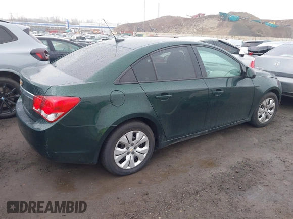 2014 Chevrolet Cruze LS with VIN 1G1PA5SGXE7121449, listed as a IAAI auction lot 41847667 with 161,033 mi miles and . Bid and sale history available at DreamBid. Image 4.