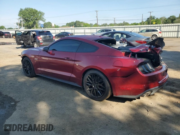 2019 Ford Mustang GT with VIN 1FA6P8CF0K5112877, listed as a Copart auction lot 59865955 with 85,527 mi miles and Salvage title. Bid and sale history available at DreamBid. Image 2.